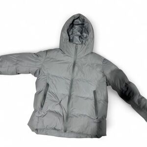 Uniqlo Silver Puffer Jacket